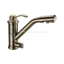 2-In-1 Bronze Kitchen Faucets With Water Filter